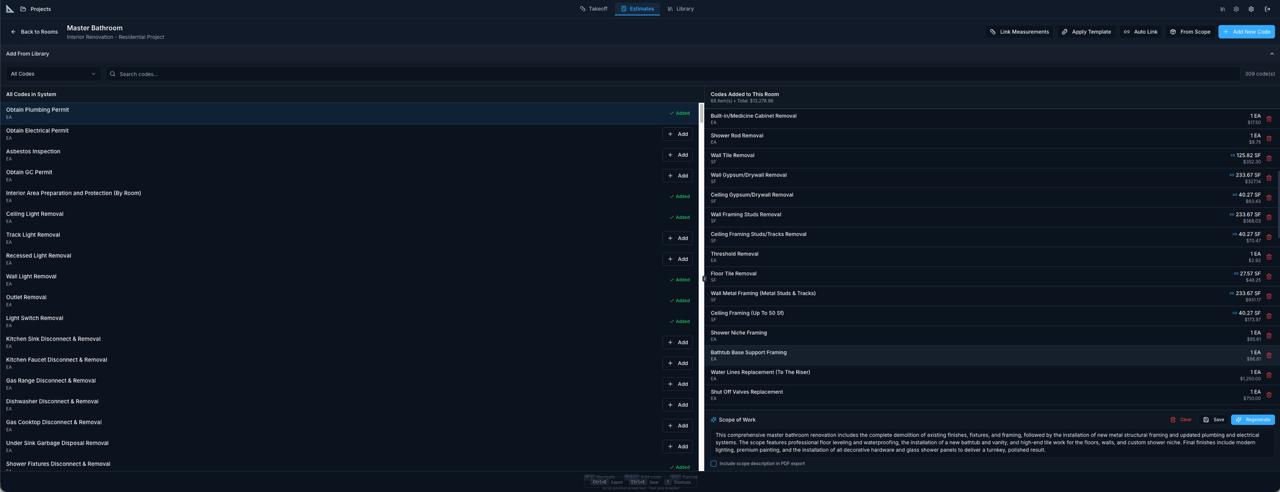 TrueEstimate builder
